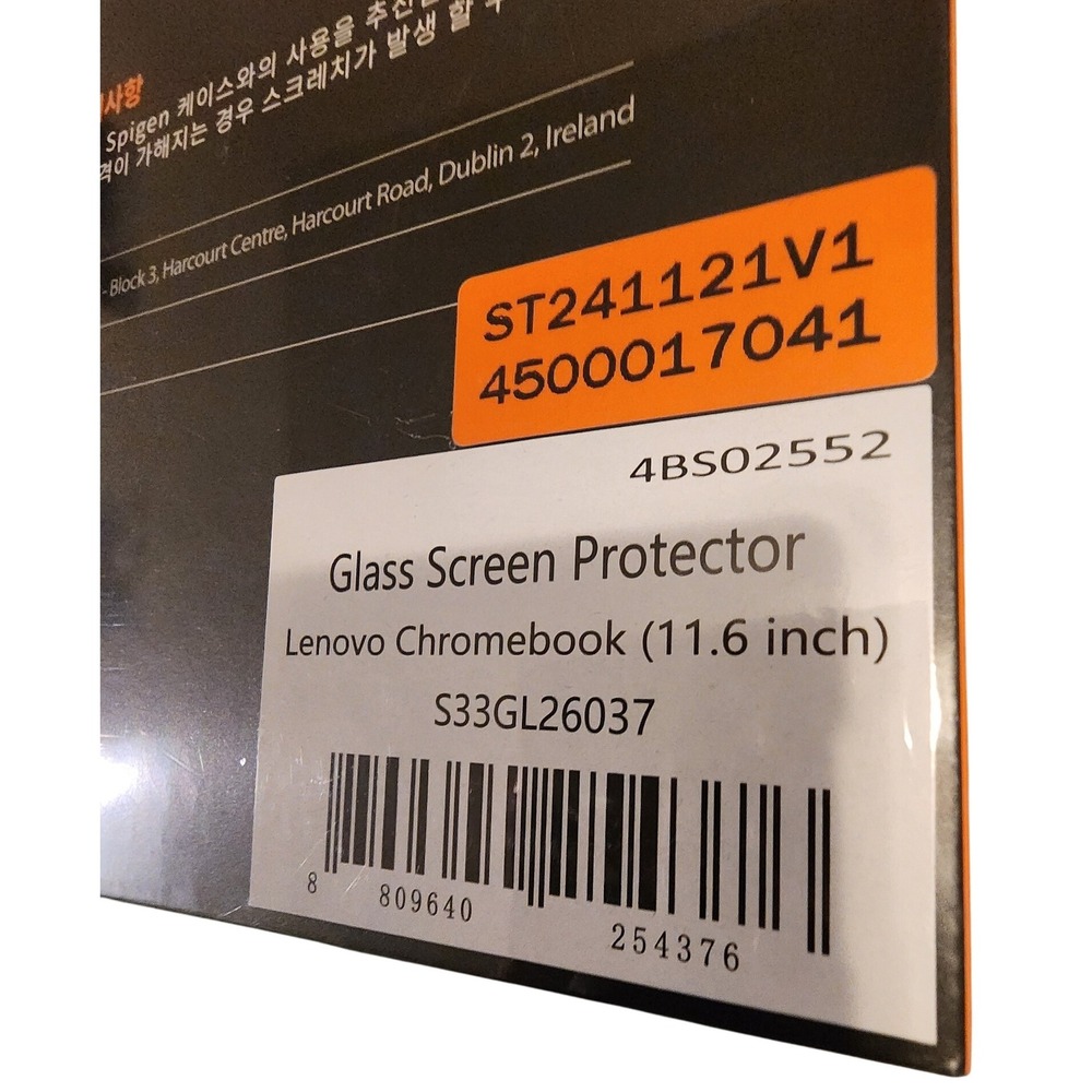 Spigen Slim Premium Tempered Glass Screen Protector Lenovo Chromebook 11.6" - Picture 3 of 3